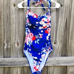 One Piece Swimsuit blue  tw